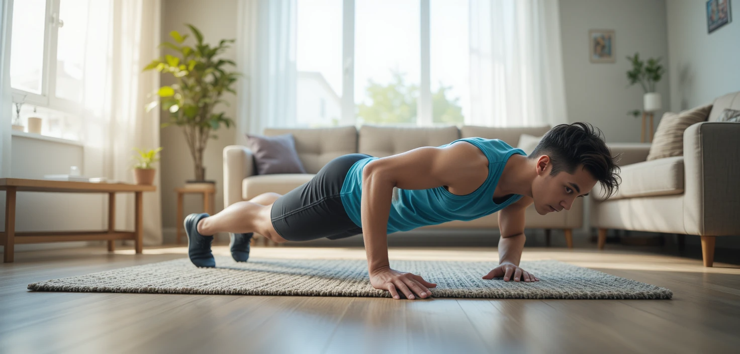 Leia mais sobre o artigo Treino em Casa sem Equipamentos: 20 Minutos para Resultados